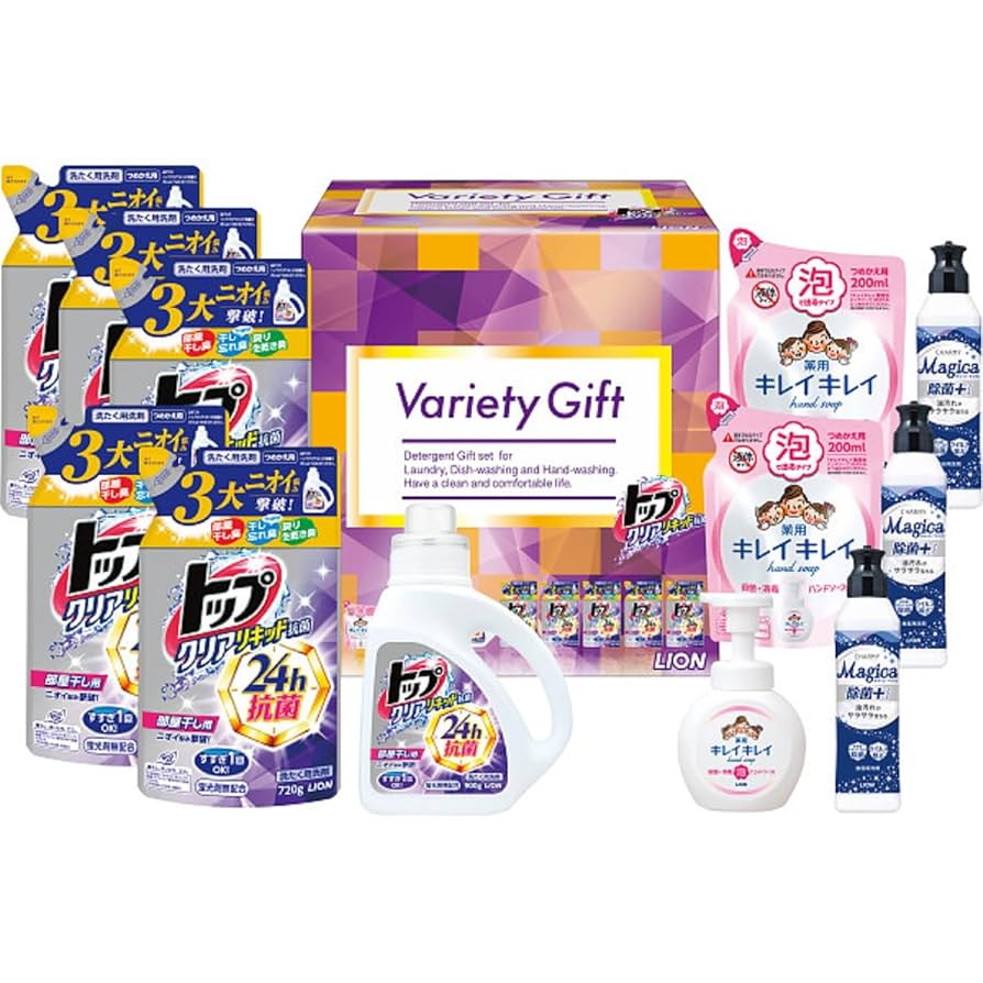 トップクリアリキッド抗菌バラエティギフト LKK-50V×2セット Amazon | ライオン トップクリアリキッド抗菌バラエティギフト